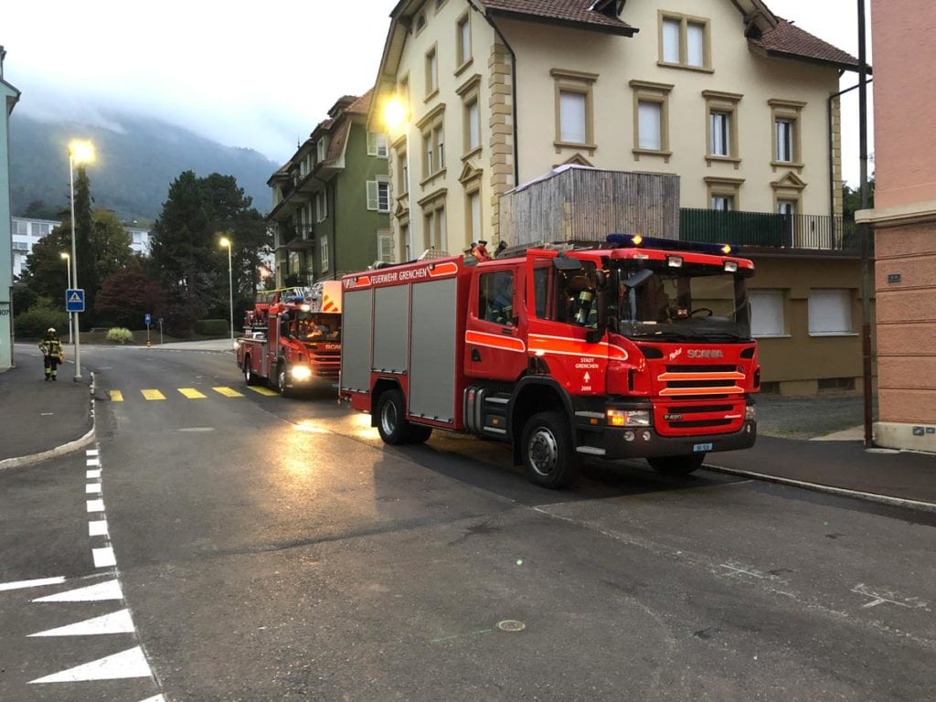 TLF und ADL an der Centralstrasse in Grenchen